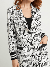 Joseph Ribkoff Coats and Jackets Joseph Ribkoff Graffiti Print Blazer 211152 izzi-of-baslow