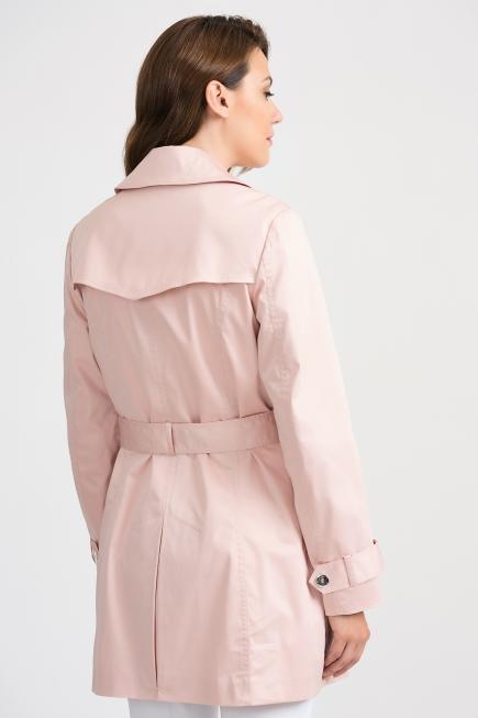 Joseph Ribkoff Coats and Jackets Joseph Ribkoff Pink Trench Coat Mac 201297 3617 izzi-of-baslow