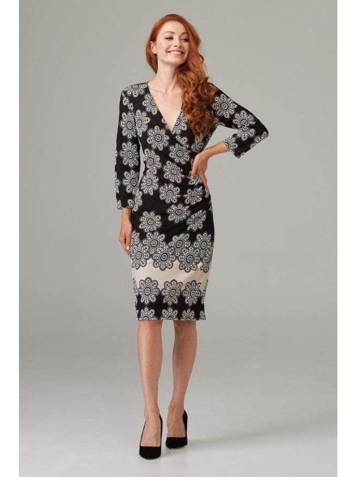 Joseph Ribkoff Dress Joseph Ribkoff Black Printed Dress 203497 izzi-of-baslow