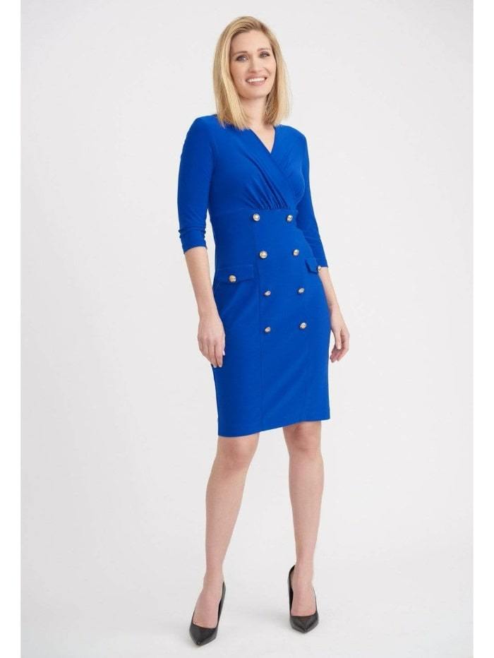 Joseph Ribkoff Dress Joseph Ribkoff Sapphire Blue Dress 193014K 2922 izzi-of-baslow