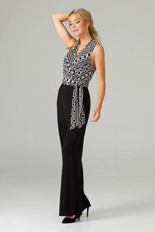 Joseph Ribkoff Dresses Joseph Ribkoff Black and Vanilla Jumpsuit 203172 izzi-of-baslow