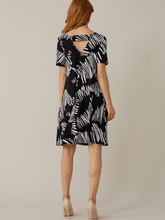 Joseph Ribkoff Dresses Joseph Ribkoff Black & White Printed T-Shirt Dress 221235 2229 izzi-of-baslow