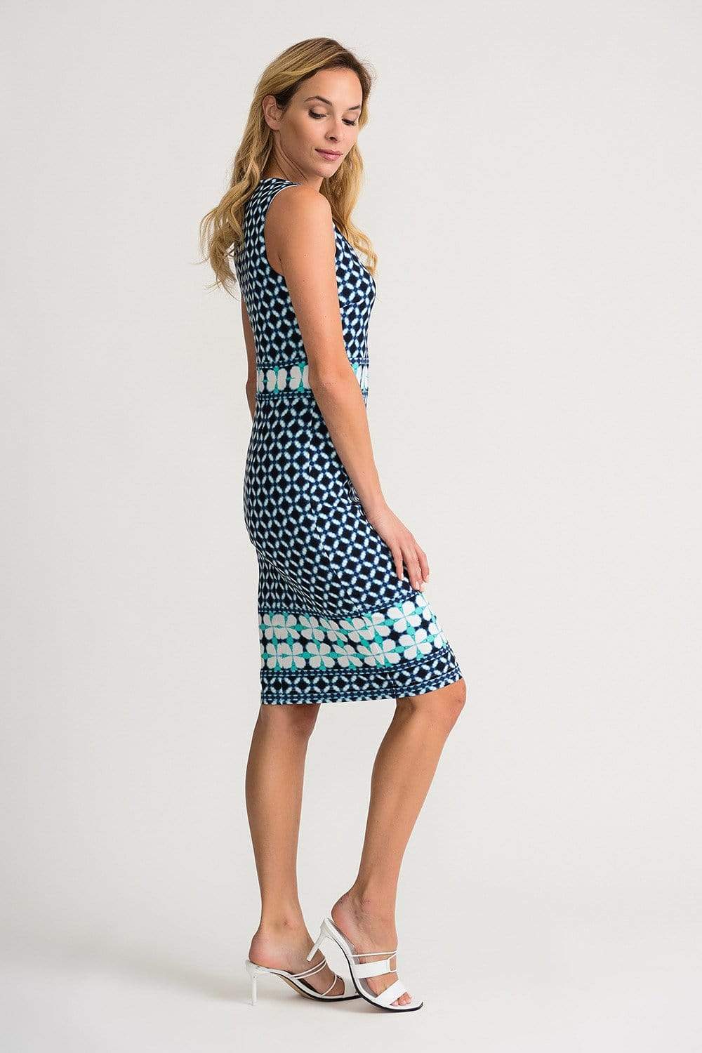 Joseph Ribkoff Dresses Joseph Ribkoff Blue Printed 202213 Dress izzi-of-baslow