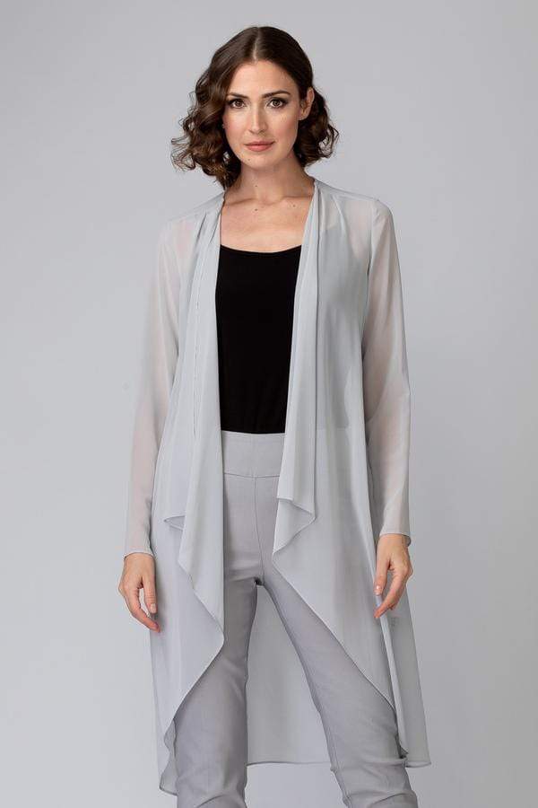 joseph ribkoff grey dress Joseph Ribkoff chain-detail Midi Dress | Grey