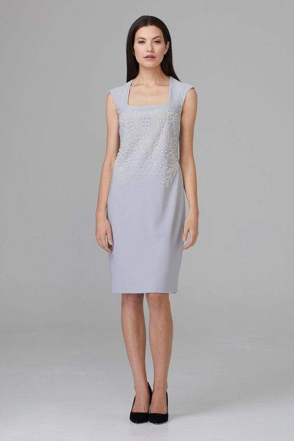 Joseph Ribkoff Dresses Joseph Ribkoff Grey Frost Dress 201218 izzi-of-baslow