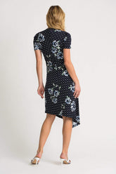 Joseph Ribkoff Dresses Joseph Ribkoff Mid  Navy Printed 202056 Dress izzi-of-baslow