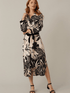 Joseph Ribkoff Dresses Joseph Ribkoff Tropical Neutral Maxi Dress 221070 295 izzi-of-baslow