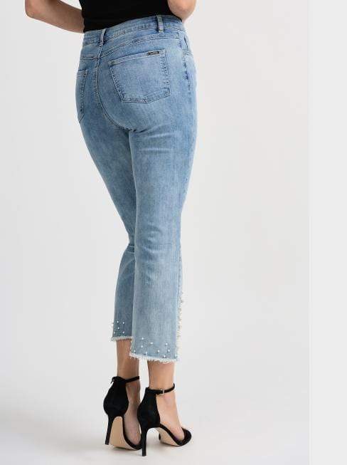 Joseph Ribkoff Jeans Joseph Ribkoff Cropped Jeans With Pearls 201996 47 izzi-of-baslow
