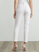 Joseph Ribkoff Jeans Joseph Ribkoff Distressed White Jeans With Silver Detail 212908 izzi-of-baslow