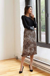 Joseph Ribkoff Skirts Joseph Ribkoff Animal Printed Skirt 203635 izzi-of-baslow