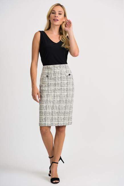 Joseph Ribkoff Skirts Joseph Ribkoff Black and White Skirt 201526 izzi-of-baslow