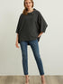 Joseph Ribkoff Tops Joseph Ribkoff (A) Charcoal Melange Top 213621 3533 izzi-of-baslow