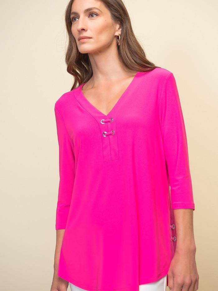 Joseph Ribkoff Tops Joseph Ribkoff Azalea Pink Top 211123 3768 (A) izzi-of-baslow