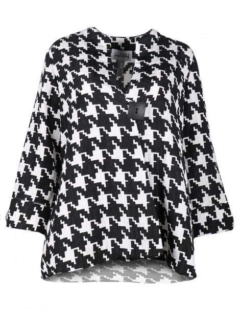 Joseph Ribkoff Tops Joseph Ribkoff Black and White Checked Jacket 203634 izzi-of-baslow