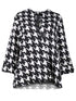 Joseph Ribkoff Tops Joseph Ribkoff Black and White Checked Jacket 203634 izzi-of-baslow