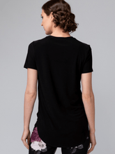 Joseph Ribkoff Tops Joseph Ribkoff Black Round Neck T-Shirt 183220N 11 izzi-of-baslow