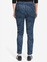 Joseph Ribkoff Tops Joseph Ribkoff Blue Multi Patterned Trousers 214101 937 izzi-of-baslow