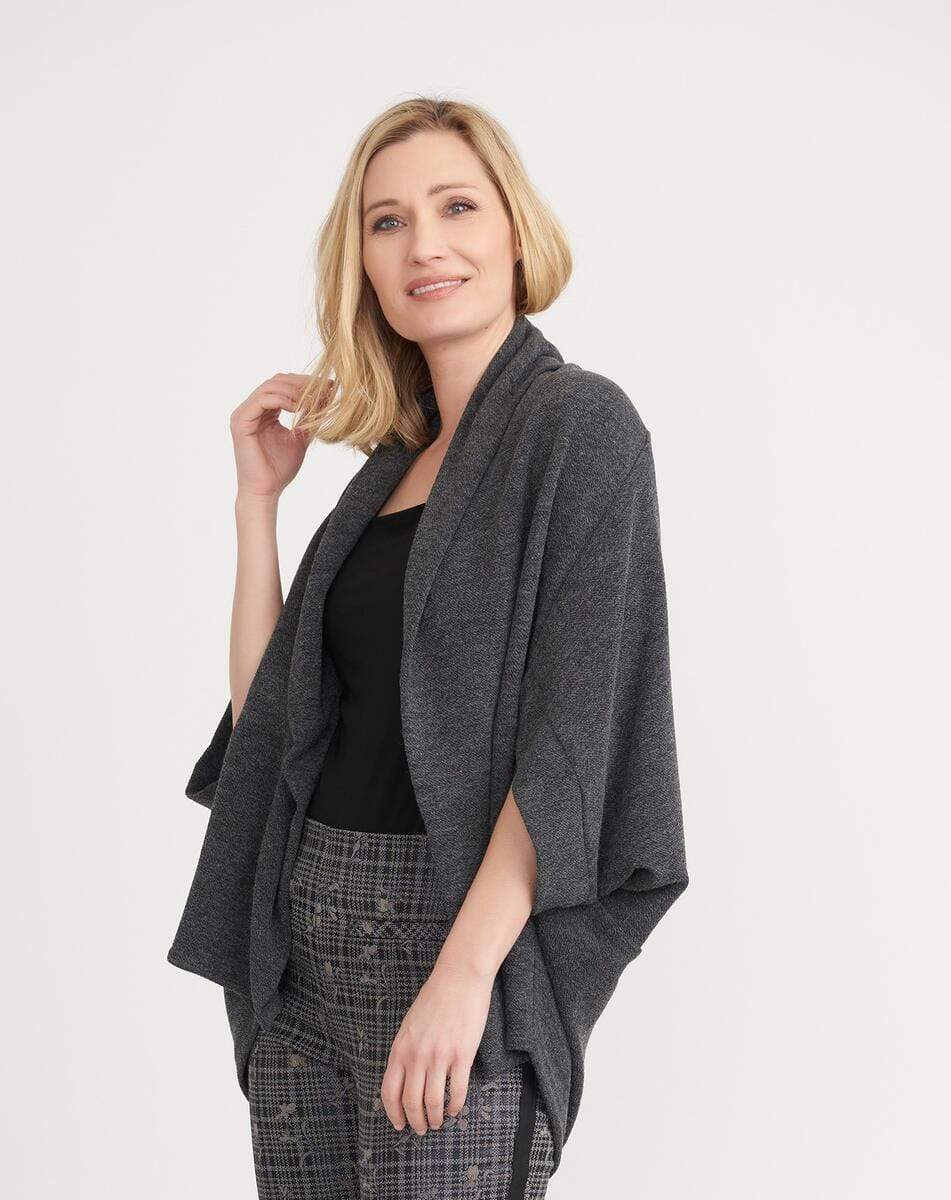 Joseph Ribkoff Tops Joseph Ribkoff Grey Shrug 203584 izzi-of-baslow