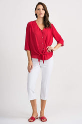 Joseph Ribkoff Tops Joseph Ribkoff Lipstick Red 201336 Top izzi-of-baslow