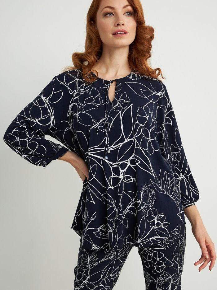 Joseph Ribkoff Tops Joseph Ribkoff Midnight Blue Top 211377 izzi-of-baslow