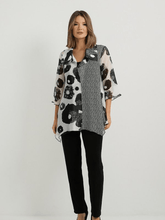 Joseph Ribkoff Tops Joseph Ribkoff Multi Print Long Blouse 222145 263 izzi-of-baslow