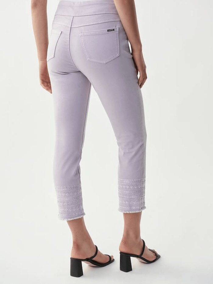 Joseph Ribkoff Tops Joseph Ribkoff Pale Lavender Jewelled Jeans 221934 3873 izzi-of-baslow