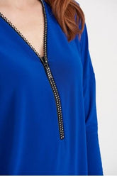 Joseph Ribkoff Tops Joseph Ribkoff Sapphire Blue Top 203230 izzi-of-baslow