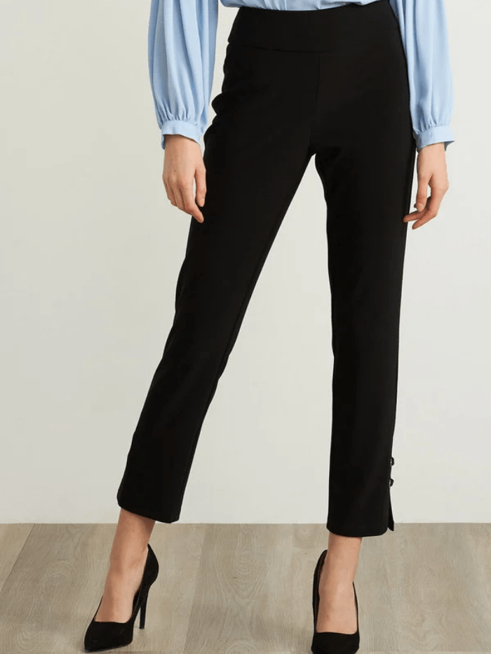 Joseph Ribkoff Trousers 10 Joseph Ribkoff High Rise Black Capri Trousers 211117 (A) izzi-of-baslow