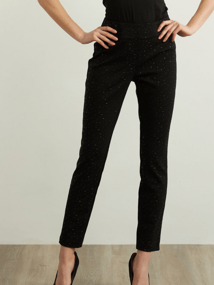 Joseph Ribkoff Trousers 8 Joseph Ribkoff Black Texture Patterned Trousers 213689 278 izzi-of-baslow