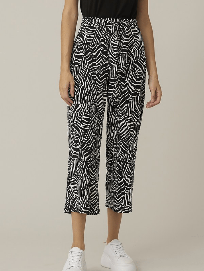 Joseph Ribkoff Trousers Joseph Ribkoff Abstract Print Wide Leg Trousers 221314 110 izzi-of-baslow