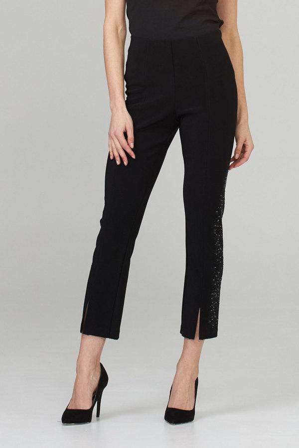 Joseph Ribkoff Trousers Joseph Ribkoff Black 202107 Trousers with Diamantee izzi-of-baslow
