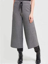 Joseph Ribkoff Trousers Joseph Ribkoff Black and Vanilla Houndstooth Drawstring Culotte Trouser 213920 110 (A) izzi-of-baslow