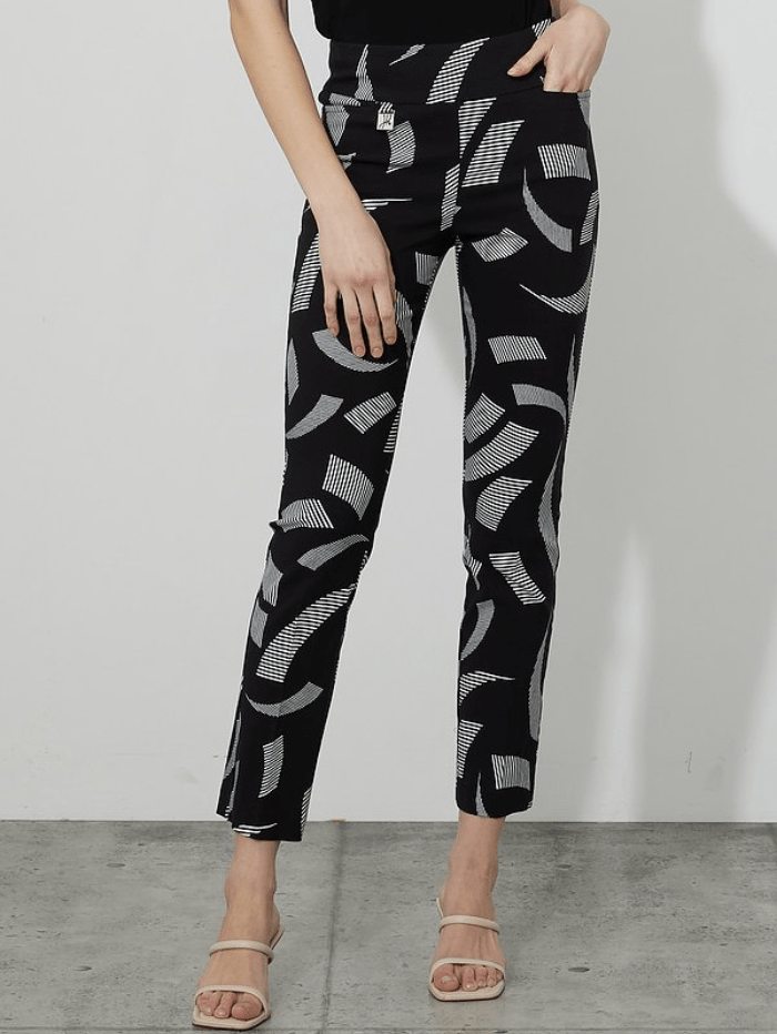 Joseph Ribkoff Trousers Joseph Ribkoff Black Printed Trousers 223278 110 izzi-of-baslow