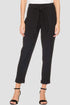 Joseph Ribkoff Trousers Joseph Ribkoff Black Trouser with Tie Waist And Turn Up 193124 izzi-of-baslow