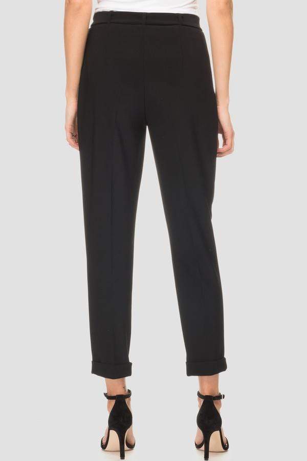 Joseph Ribkoff Trousers Joseph Ribkoff Black Trouser with Tie Waist And Turn Up 193124 izzi-of-baslow