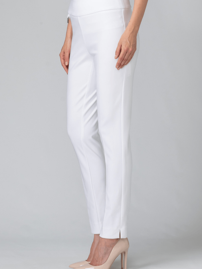 Joseph Ribkoff Trousers Joseph Ribkoff High Waisted White Trousers 144092P 12 izzi-of-baslow