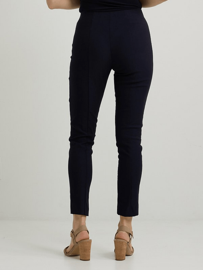 Joseph Ribkoff T Navy Split Hem Capri Trousers 222135 2166 – Izzi