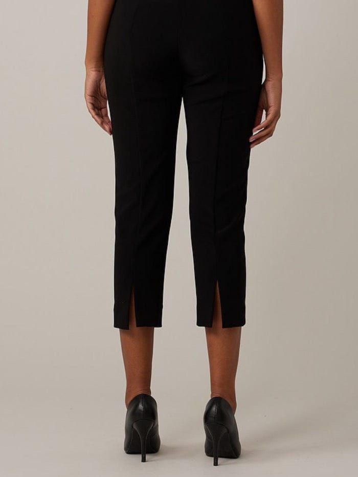 Joseph Ribkoff Trousers Joseph Ribkoff S Cropped Split Hem Black Trousers 221375 11 izzi-of-baslow