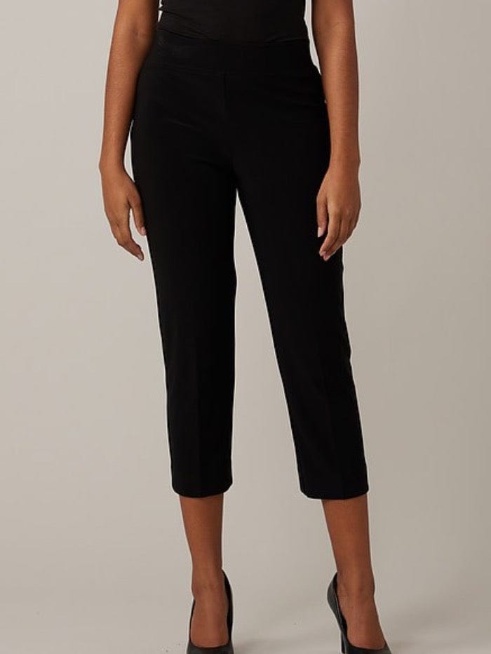 Joseph Ribkoff Trousers Joseph Ribkoff S Cropped Split Hem Black Trousers 221375 11 izzi-of-baslow