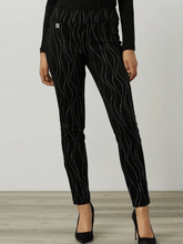 Joseph Ribkoff Trousers Joseph Ribkoff Silver Black Embellished Trousers 214297 196 izzi-of-baslow