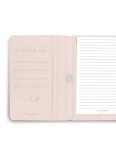 Katie Loxton Accessories One Size Katie Loxton A5 Portfolio Organiser Live Laugh Love Blush Pink KLB712 izzi-of-baslow