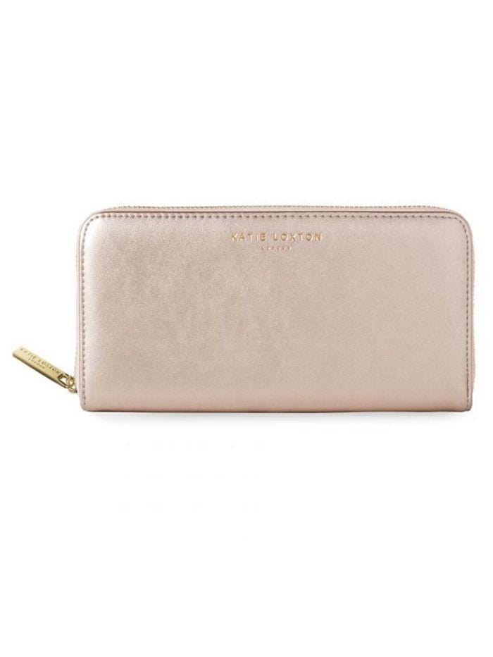 Katie Loxton Accessories One Size Katie Loxton Alexa Metallic Purse Rose Gold KLB506 izzi-of-baslow