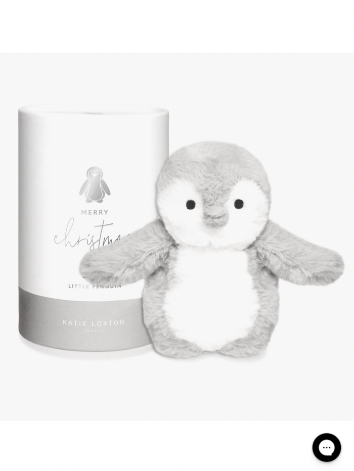 Katie Loxton Accessories One Size Katie Loxton Grey Penguin Baby Toy Merry Christmas BA0038 izzi-of-baslow