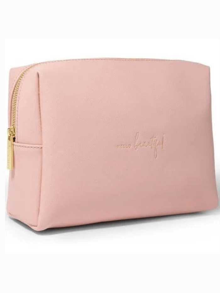 Katie Loxton Accessories One Size Katie Loxton Hello Beautiful Wash Bag Pink KLB1850 izzi-of-baslow