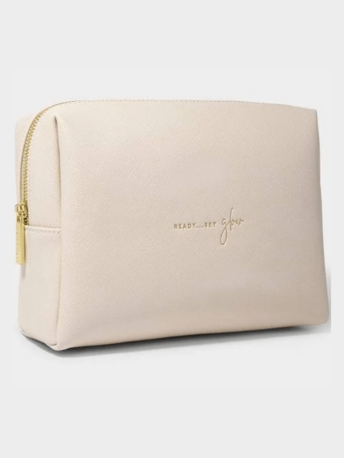 Katie Loxton Accessories One Size Katie Loxton Ready Set Glow Wash Bag Pale Pink KLB1851 izzi-of-baslow