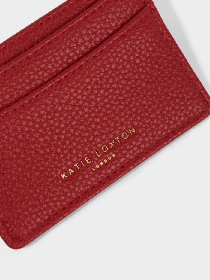 Katie Loxton Accessories One Size Katie Loxton Red Heart Keyring &amp; Card Holder Set KLB1888 izzi-of-baslow