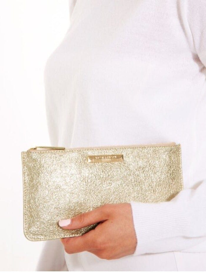 Katie Loxton Accessories One Size Katie Loxton S Metallic Purse Gold KLB385 izzi-of-baslow