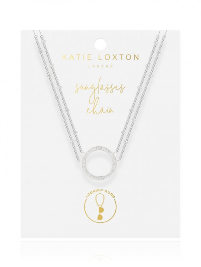 Katie Loxton Accessories One Size Katie Loxton Silver Loop Glasses Chain KLSG023 izzi-of-baslow