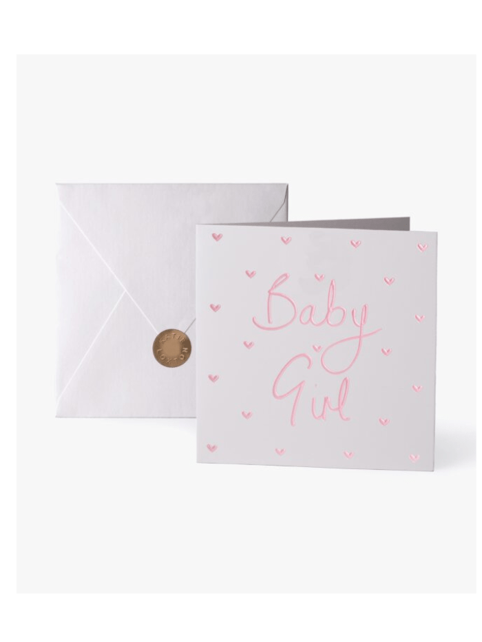 Katie Loxton Accessories One Size Katie Loxton T Greetings Card Baby Girl KLGC026 izzi-of-baslow