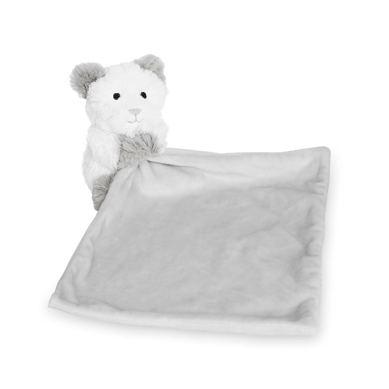 Katie Loxton Accessories One Size Katie Loxton White Grey Teddy Bear Baby Comforter BA0059 izzi-of-baslow